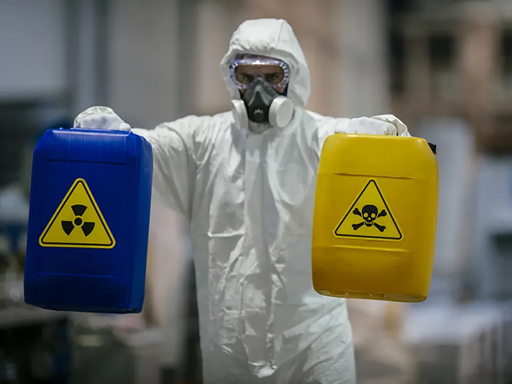 biohazard cleanup professionals at work in Owasso